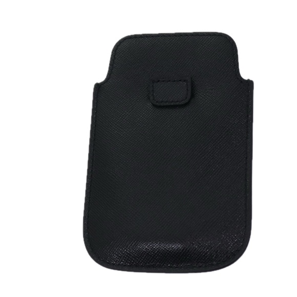 PRADA Safiano leather iPhone Case Black 2ARD62 Auth ac2881 - Picture 2 of 16